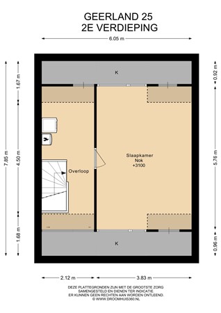 Floorplan - Geerland 25, 1433 JL Kudelstaart
